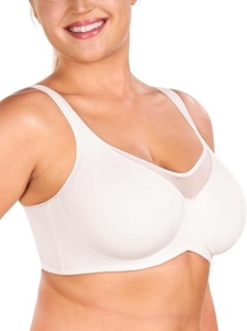 Sujetador sin aros para mujer, copa completa, sin costuras, tirantes fijos, transpirable, 81% poliamida, diseño sin espalda, estilo sexy, para uso diario - Product Image 2