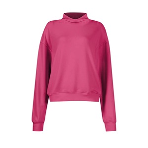 Sweat-shirt unisexe à col roulé en polaire, écologique et à séchage rapide, style streetwear oversize avec motif color block - Product Image 1