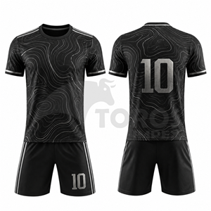 Ensemble de maillots de football personnalisés, uniforme d'équipe de football, vêtements de sport à séchage rapide, logo personnalisé, OEM, marque privée, vente en gros - Product Image 4