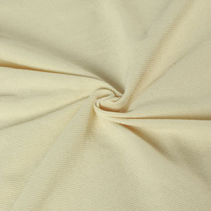 Tissu côtelé TC teint uni, tissu côtelé 2x2 en coton Polyester Spandex à la mode - Product Image 1