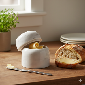 Handmade Polished Onyx Butter Keeper Natural <b>Stone</b> Butter Dish Lid Eco-Friendly Antique Imitation Luxury Kitchen Storage - Product Image 3