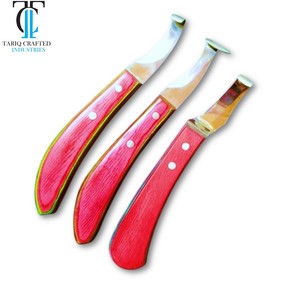 Couteau à sabots de fermeur en acier inoxydable, outil de coupe de sabots de cheval, équipement de soins vétérinaires équin, fournisseur TARIQ CRAFTED INDUSTRIES - Product Image 6