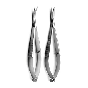 Tijeras para Cutículas de Acero Inoxidable, Tijeras de Manicura para Párpados Dobles y Cantoplastia - Product Image 1