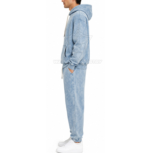 Premium Heavy Cotton Sun Faded Tracksuit Made for Bulk Production Orders Sun Faded Tracksuit - Product Image 4