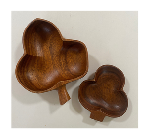 Bol en bois fait main, écologique, pour servir gâteaux et pâtisseries lors de fêtes d'anniversaire, produit de qualité supérieure en bois naturel, en promotion. - Product Image 5