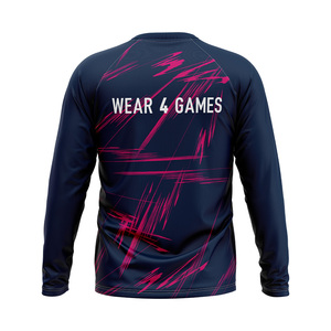 Camisetas Deportivas de Compresión Ligeras para Hombre, Cuello Redondo, Transpirables, de Secado Rápido, para Gimnasio, Correr, Entrenamiento, Jersey Informal con Estampado - Product Image 2