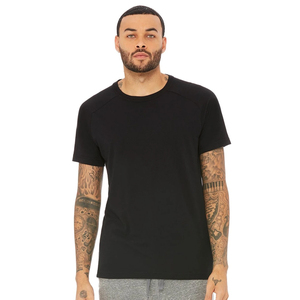 T-shirt en coton écologique élégant pour homme, léger, respirant, à manches courtes, décontracté, pour le sport, la remise en forme et l'entraînement - Product Image 2