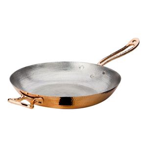 Authentic Hammered Brass Cooking Kadhai Wok Pan for Frying Serving Traditional Indian Kitchen Handmade Premium Finish - Product Image 2