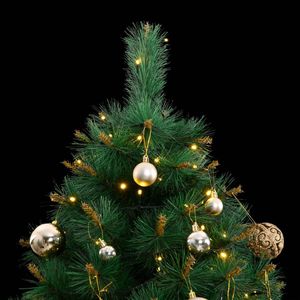 Árbol de Navidad Artificial Articulado de 70.9 Pulgadas con 300 Luces LED y Juego de Bolas, Adornos Elegantes para Árbol de Navidad - Product Image 3