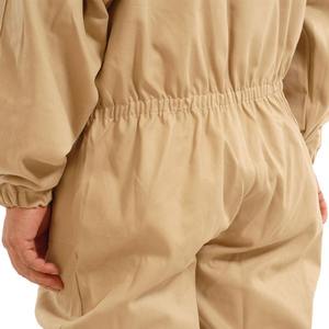 Combinaison intégrale kaki avec voile intégré, manches réfléchissantes en polyester, tenue d'apiculture de protection de niveau D, vêtement de sécurité - Product Image 6