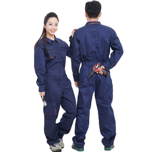 Combinaison de travail de sécurité personnalisée bleue haute visibilité, respirante, à séchage rapide, réfléchissante et ignifuge, vente en gros - Product Image 4