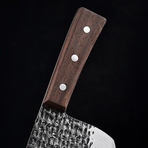 Custom Handmade Forged Carbon Steel Fish Cleaver <b>Knife</b> Wood Handle Leather Sheath 8in 3.0mm Thick Blade Extra <b>Sharp</b> Modern - Product Image 2