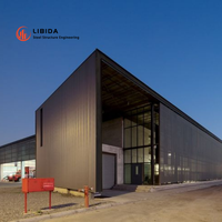 Entrepôt modulaire en métal à faible coût, entrepôt préfabriqué spacieux, entrepôt frigorifique, bâtiments en structure acier