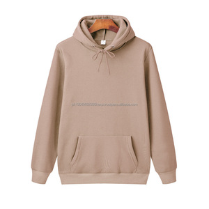 Sweats à capuche décontractés vierges avec logo personnalisé, survêtement unisexe, broderie en polaire, sweats à capuche unis et lourds en vrac pour hommes - Product Image 4