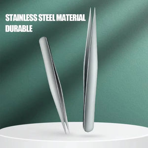 MAHFOOZ INSTRUMENTS Pinces à cils en acier inoxydable de haute qualité pour salons de beauté - Pinces de précision antistatiques durables - Product Image 5