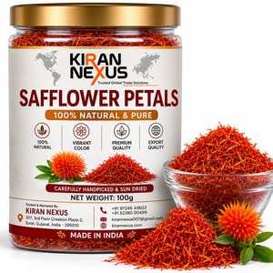 Premium <b>Dried</b> Safflower <b>Petals</b> | Natural Carthamus Tinctorius Flower <b>Petals</b> for Tea, Herbal & Cosmetic Use - Product Image 2