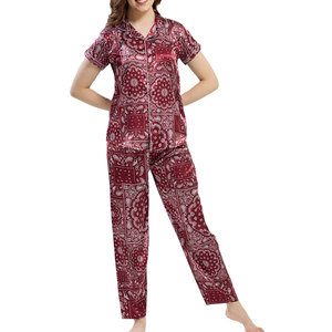 Pyjama pour femmes en tissu doux de qualité supérieure, vêtements de maison intelligents, style confortable pour dormir, pyjama pour femmes - Product Image 5