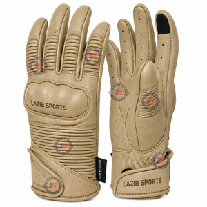Gants de moto en cuir véritable personnalisés, respirants, légers, pour la course, le tourisme et l'utilisation en extérieur - Product Image 3