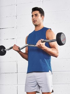 Débardeur côtelé en coton extensible pour homme – Confortable, décontracté, sportif, respirant et à séchage rapide – Vente en gros - Product Image 3