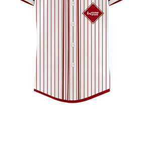 Camiseta de Béisbol con Diseño de Cuello en V Personalizado, Venta Directa de Fábrica, Material de Poliéster - Product Image 6