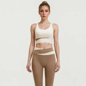 Tops Deportivos Cortos para Mujer, Tops de Entrenamiento Cortos, Camisetas sin Mangas para Correr, Yoga, Gimnasio, de Algodón - Product Image 5