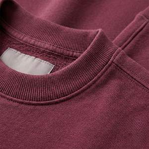 เสื้อสเวตเชิ้ตคอกลมผ้าฟลีซเนื้อนุ่มแบบลำลอง Eco Smart Solid Washed ผลิตจากผ้าฝ้าย 100% สำหรับผู้ชาย ฤดูใบไม้ร่วง ODM แพ็ค 1 หรือ 2 ตัว - Product Image 3