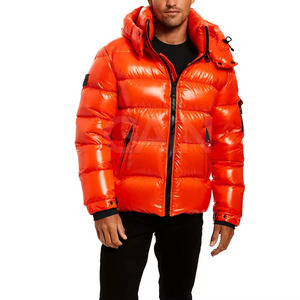 Blousons d'hiver confortables à capuche pour homme, respirants, avec logo frontal, pour usage extérieur, à prix bas, marque privée, en gros - Product Image 6