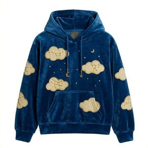 เสื้อฮู้ดดี้ผู้หญิงขายดีที่สุด ทรงโอเวอร์ไซส์ ระบายอากาศได้ดี คุณภาพเยี่ยม วัสดุเนื้อผ้าคุณภาพดี รับผลิตตามแบบ สั่งทำได้ ปริมาณขั้นต่ำน้อย - Product Image 1