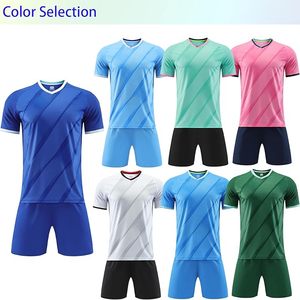 Maillot de football personnalisé pour hommes adultes, garçons et enfants, ensemble maillot et short de football avec nom, numéro et équipe - Product Image 4