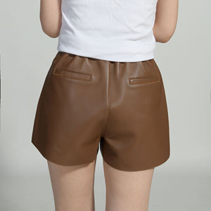 Jupe en cuir véritable pour femme PIHA SPORTS, taille mi-haute, coupe régulière, décontractée, fermeture à cordon, grande taille, séchage rapide, imperméable - Product Image 5
