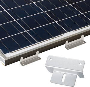 Soportes de Montaje para Paneles Solares de 4 Piezas, 100 mm, de Aluminio, para Techo/Pared, para Autocaravanas, Barcos, Caravanas, Incluye Tornillos y Tuercas - Product Image 5