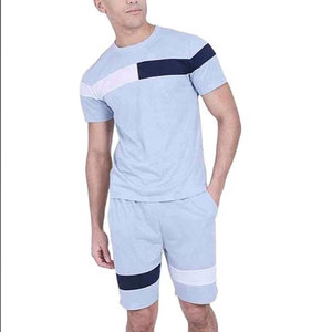 T-shirts décontractés à manches courtes et col rond pour hommes Perfectionists, bleu marine, coupe ample, respirants, 100 % coton jersey tricoté, 180 g - Product Image 1