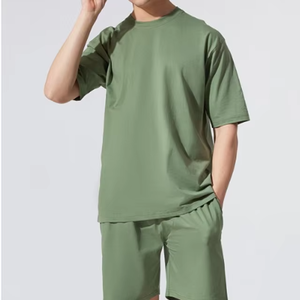 เสื้อยืดโอเวอร์ไซส์ผ้าคอตตอนเทอร์รี่สำหรับผู้ชาย กำลังฮิต พร้อมสกรีนโลโก้ได้ คุณภาพสูง ระบายอากาศได้ดี แห้งเร็ว - Product Image 5