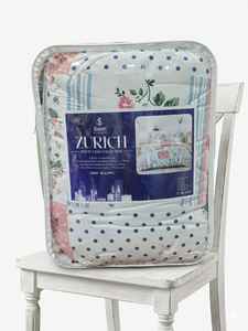 100% Microfiber Eco-Friendly Machine Washable Customizable 4-Piece Winter <b>Comforter</b> <b>Set</b> European American Style Floral Pattern - Product Image 2