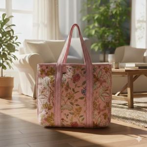 Bolsa de Mano Multifuncional Clásica Ecológica de Algodón con Costuras Resistentes y Asas Cómodas para Viajes y Uso Diario - Product Image 6