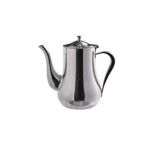 Dallah à café en acier inoxydable finition argentée pour hôtels et villas – Idéal pour le service du thé et du café - Product Image 1