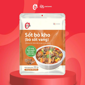 [Offre Spéciale] Sauce pour ragoût de bœuf 50g Prête à l'emploi Marinade Condimentaire pour la Cuisine Haute Qualité Vente en Gros O'Food - Product Image 1