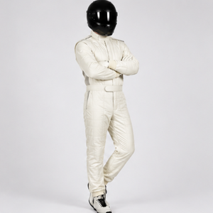 Traje de Carreras para Hombre, Blanco, Manga Larga, Ignífugo, Ligero, de Secado Rápido, para Todas las Temporadas, Personalizado para Motociclismo y Automovilismo - Product Image 2