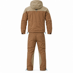 Conjunto Deportivo Canyon Clay, Chaqueta con Capucha y Cremallera en Color Verde Azulado, Pantalones Cargo, Traje de Calentamiento para Hombre, Ripstop, para Exteriores - Product Image 2