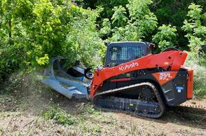 Venta al por mayor: Cargadora compacta de orugas Kubota SVL97-2 diésel con accesorio triturador forestal hidráulico para terrenos - Product Image 2