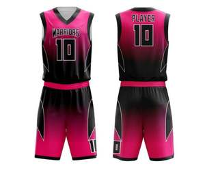 Uniforme de Baloncesto Personalizado Ligero para Hombre Adulto, 100% Poliéster, Impresión por Sublimación, Transpirable, Cómodo, Liso - Product Image 1