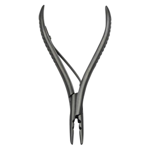 Custom Stainless Steel Hair Extension Pliers With 2 Holes Multi Functional Hair Extension <b>Tool</b> For Hair Remove Micro Ring Loop - Product Image 1