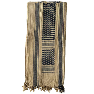 ผ้าพันคอผ้าฝ้ายขนาด 110x110 ซม. สำหรับเดินป่า ผ้าพันคอแบบยุทธวิธี ผ้าพันคออาหรับ เชมากห์ ผ้าพันคอพู่ห้อยสำหรับผู้ชาย ผู้หญิง ผ้าพันคอแบบยุทธวิธีสำหรับผู้ชายและผู้หญิง - Product Image 2