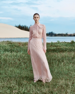 เครื่องประดับเสื้อผ้าแฟชั่นชั้นสูง ดอกไม้ผ้าทำมือ ประดับเสื้อผ้า ETHEREAL WHITE FLOWER ตกแต่งเสื้อแจ็คเก็ต ชุดเดรส ผ้าพันคอ - Product Image 3