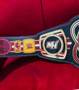 Cinturón de Campeonato de los Miami Heat, Estilo Samurai, Aleación de Zinc, 2mm 4mm, Cintura Alta, Duradero, Unisex - Product Image 3