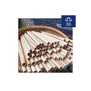 Pajitas de Bambú Ecológicas, Seguras y Limpias, Hechas de Material Vegetal Puro, Ideales para Servir Bebidas y Beber Cócteles, Excelente Relación <span class=keywords><strong>Calidad</strong></span>-<span class=keywords><strong>Precio</strong></span> - Product Image 1