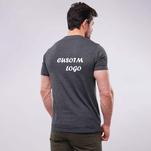 Camiseta de Manga Corta para Hombre, Corte Ajustado, con Logotipo Personalizado, Cuello Redondo, Algodón Jersey, Diseño Transpirable con Estampado Frontal, Estilo Casual - Product Image 3
