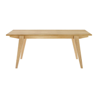 Mesa de Centro Moderna Estilo Japandi, Minimalista, de Madera Sólida con Texturas Orgánicas, Diseño Contemporáneo de Líneas Limpias, Rectangular, Fácil de Armar