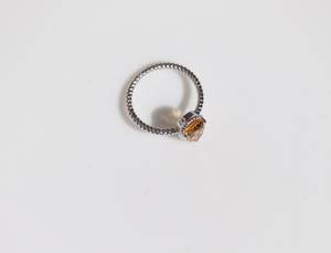 Citrine Pear <b>Ring</b> 925 Sterling Silver Gemstone <b>Ring</b> For Women November Birthstone Elegant <b>Statement</b> <b>Ring</b> - Product Image 3
