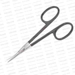 Ciseaux dentelés Devine (10,5 cm) – Ciseaux chirurgicaux courbés à pointes affûtées avec lame inférieure pour la dissection tissulaire - Product Image 2